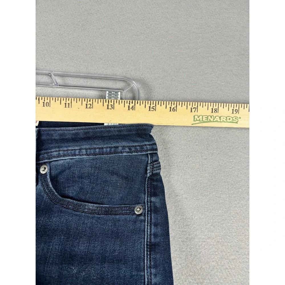 Levi's 529 Curvy Bootcut Jeans Dark Wash Stretch Size 29 Blue Denim